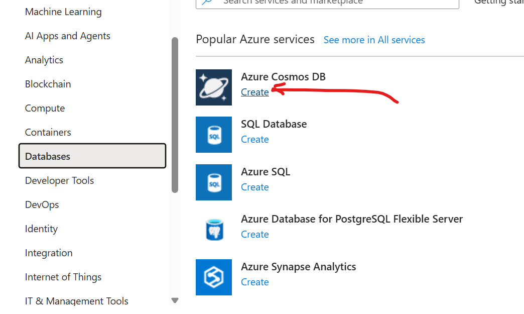 cosmos db crud with dotnet core