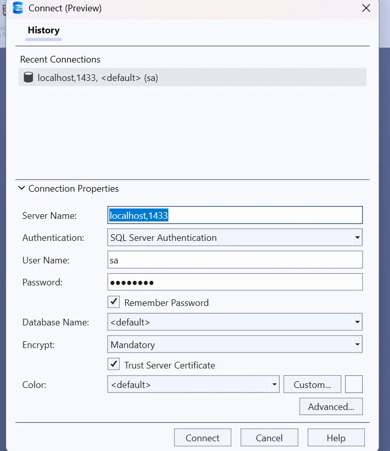 sql server management studio